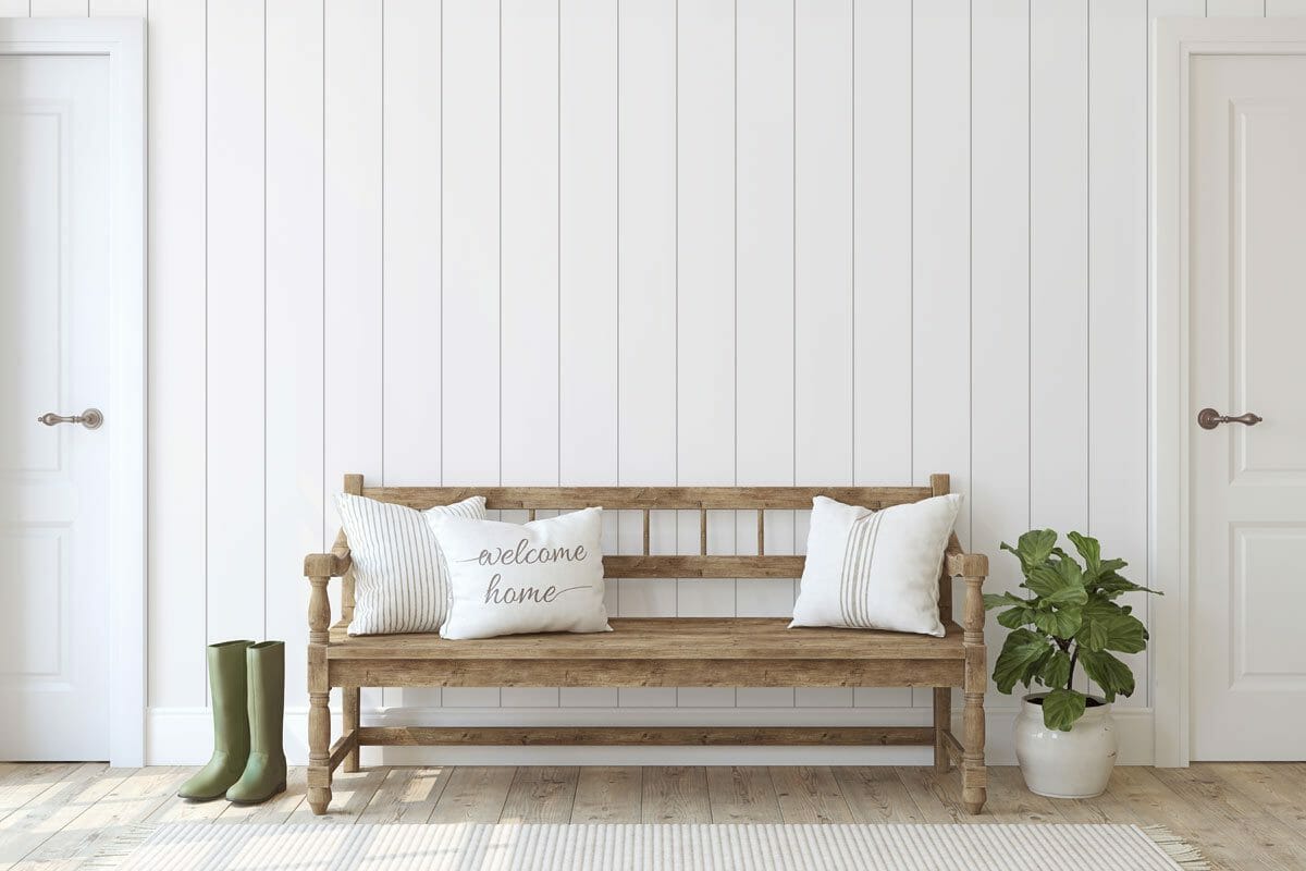 16 Things in 70s Homes: Cringeworthy & Loved Come Back Items - shiplap wall interior dp 271652126 DS