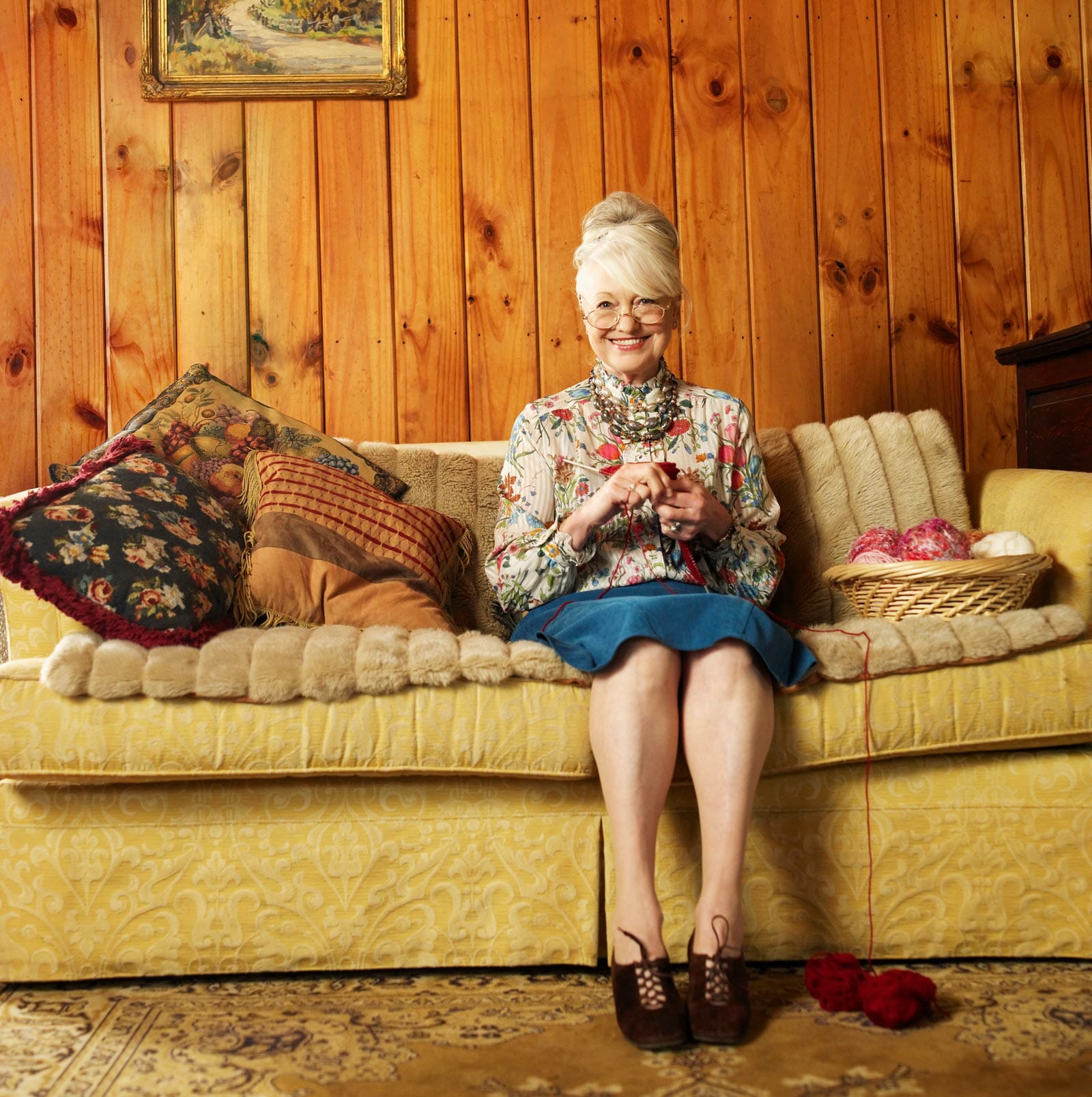 woman in 70s home