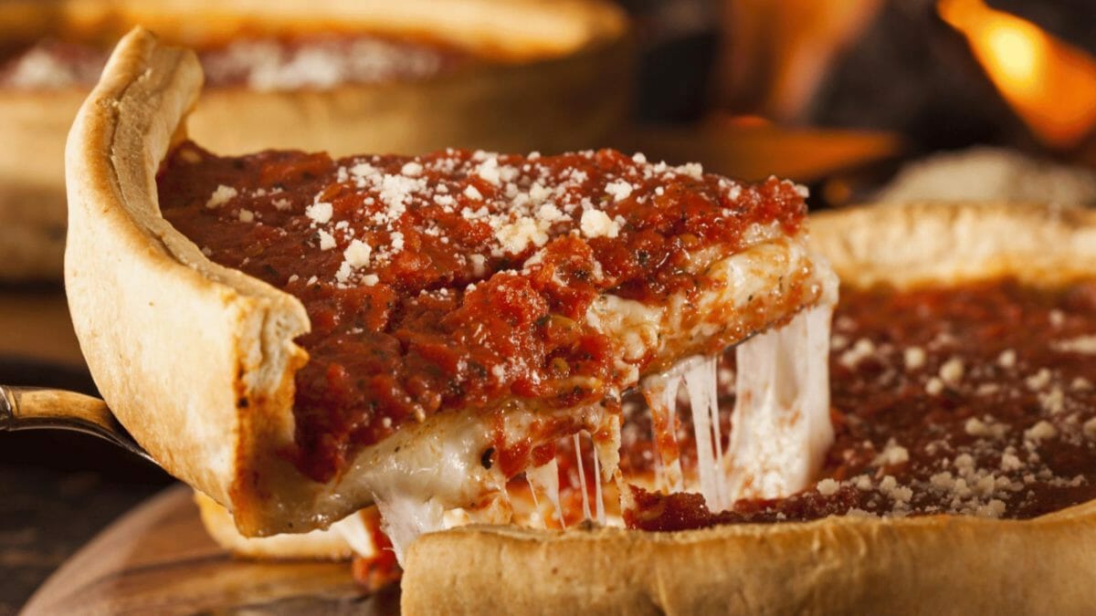 deep dish pizza 