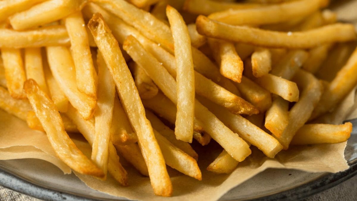 fries with vinegar