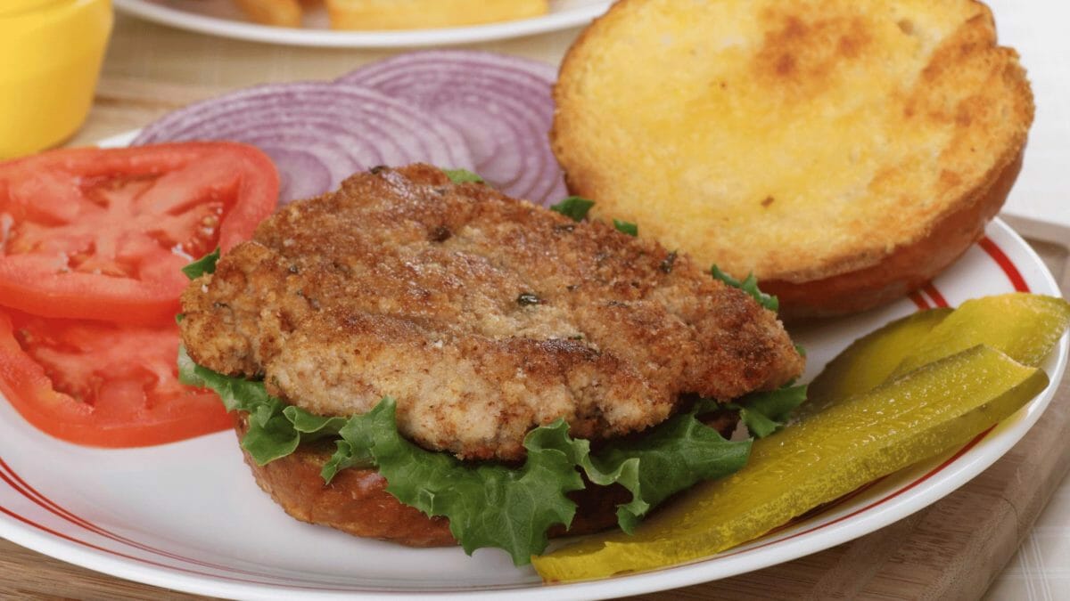 Breaded Pork Tenderloin Sandwich