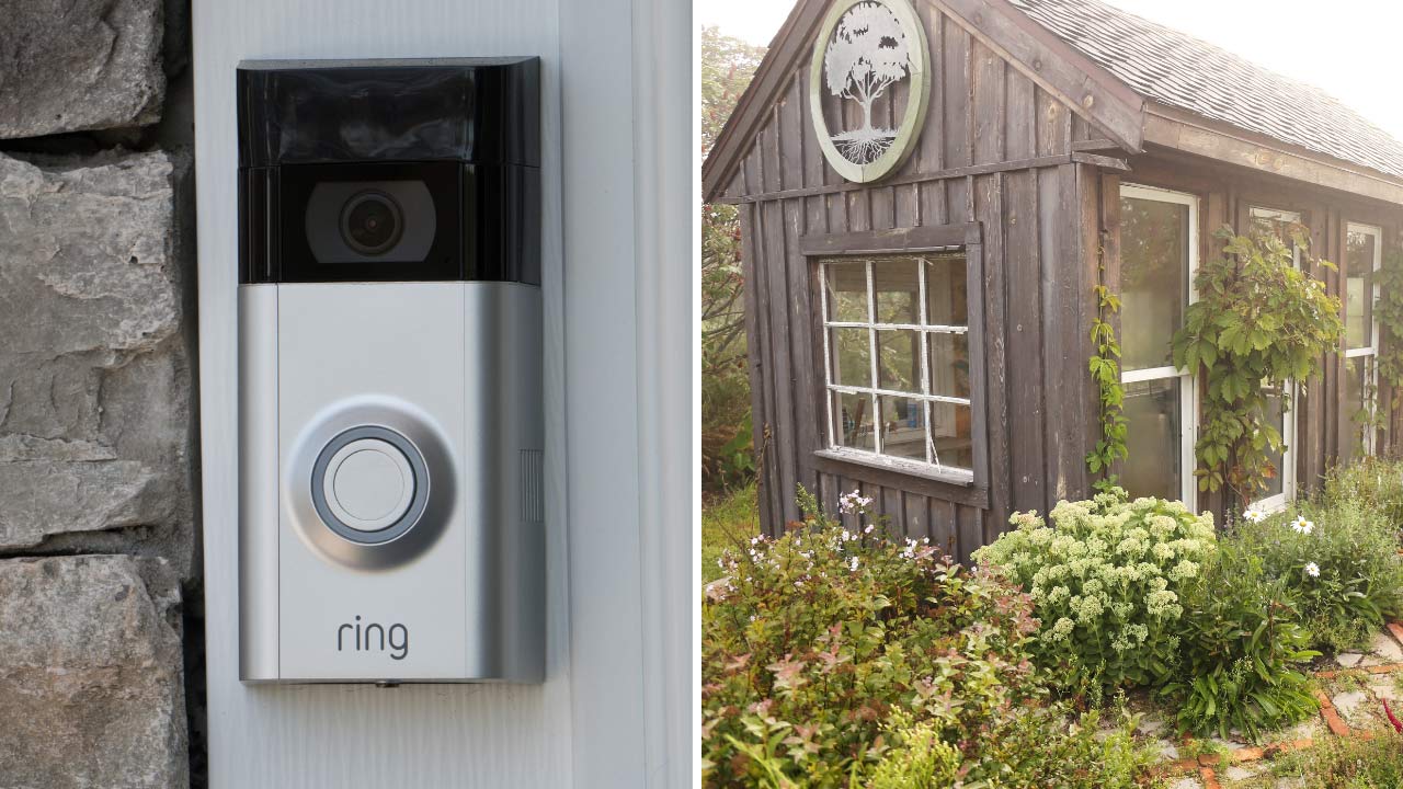 ring doorbell and she shed