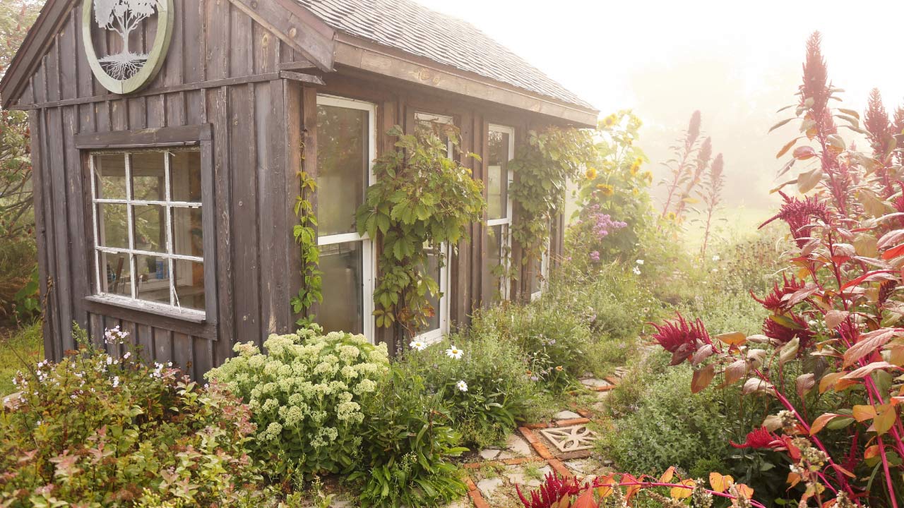 Turning an Old, Neglected Shed Into an Enchanting Potting Shed - she shed ss2127132725