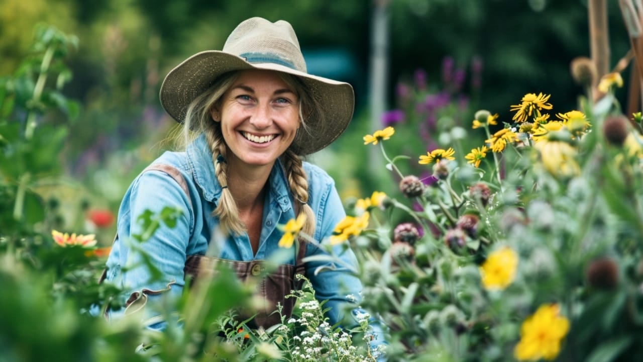 16 Must-Have Herbs for Your Medicinal Garden: Nature’s Pharmacy - medicinal herb garden woman