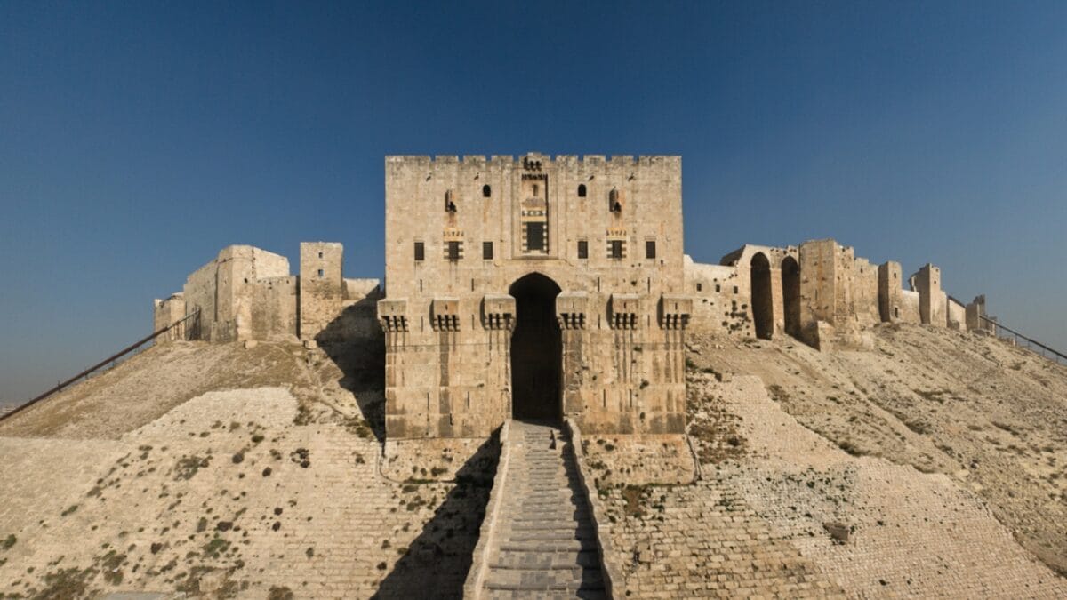 History’s Guardians: 15 Castles That Time Couldn’t Defeat - syria aleppo citadel castle ss394799476