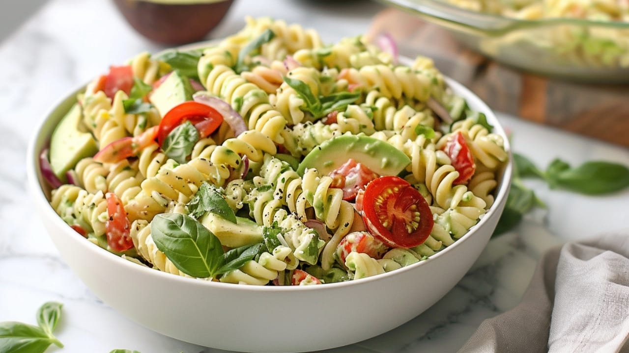 This Creamy Avocado Pasta Salad Will Make Your Summer Picnics a Hit - Creamy Avocado Pasta Salad