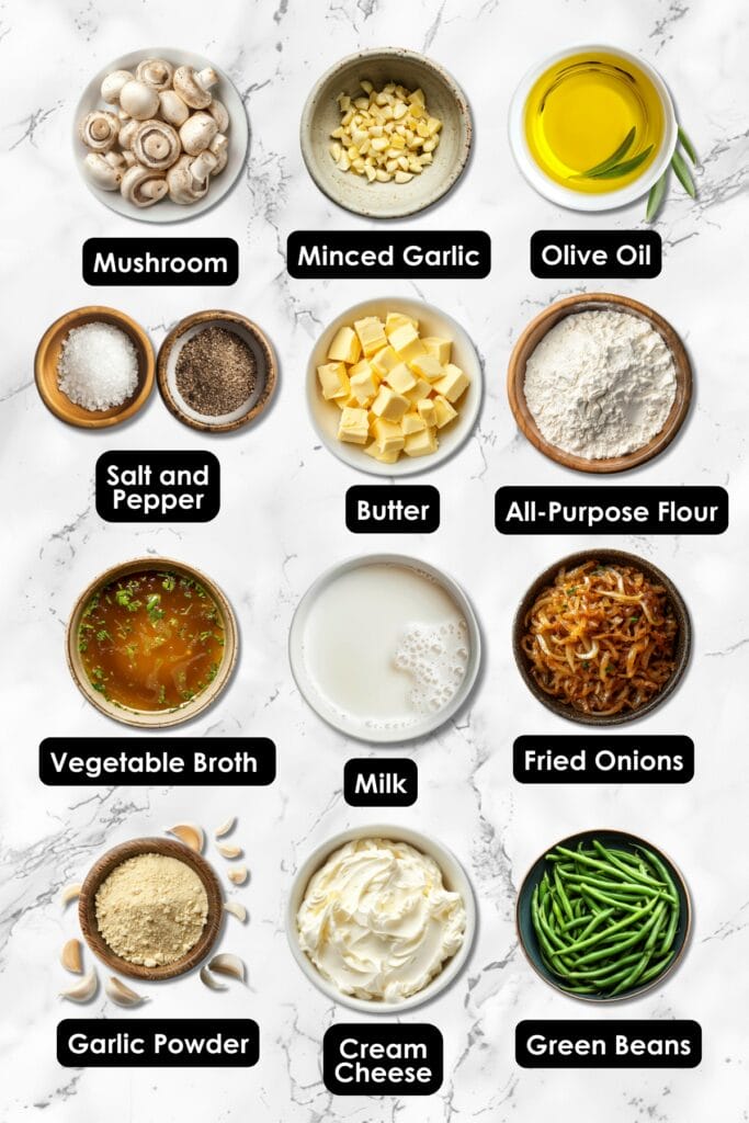 Green Bean Casserole: A Thanksgiving Classic Worth Celebrating - Green Bean Casserole ingredients 1