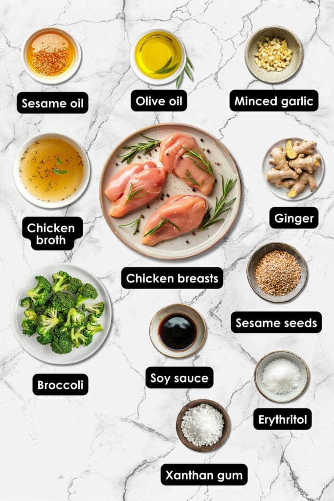 This Keto Chicken & Broccoli Stir Fry is so Good, You'll Forget You're on a Diet - Keto Chicken Stir Fry Ingredients Ai2