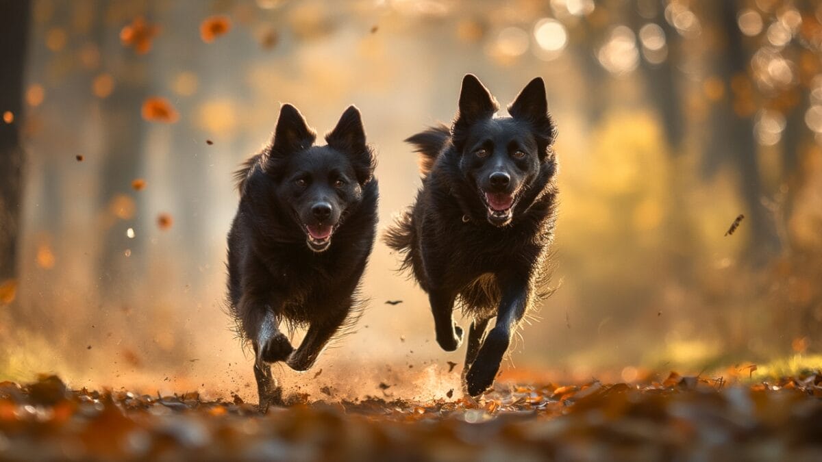 The Unsung Heroes Behind India's Elite Security Force - Realistic shot Belgian Sheepdogs running mj