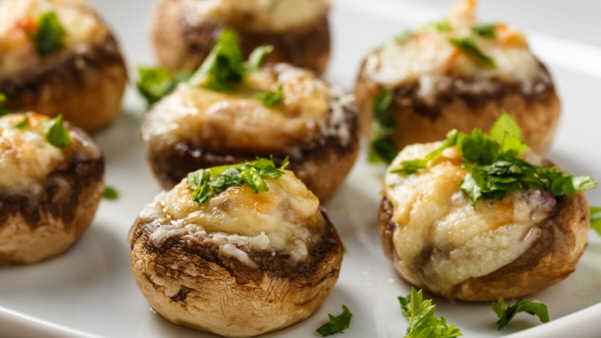 10 Old-School Appetizers That People Still Love Today - Stuffed Mushrooms ss1799554501