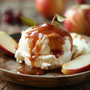 Cream Cheese Caramel Apple Spread for Dipping or Your Next Baked Treat - cream cheese caramel apple