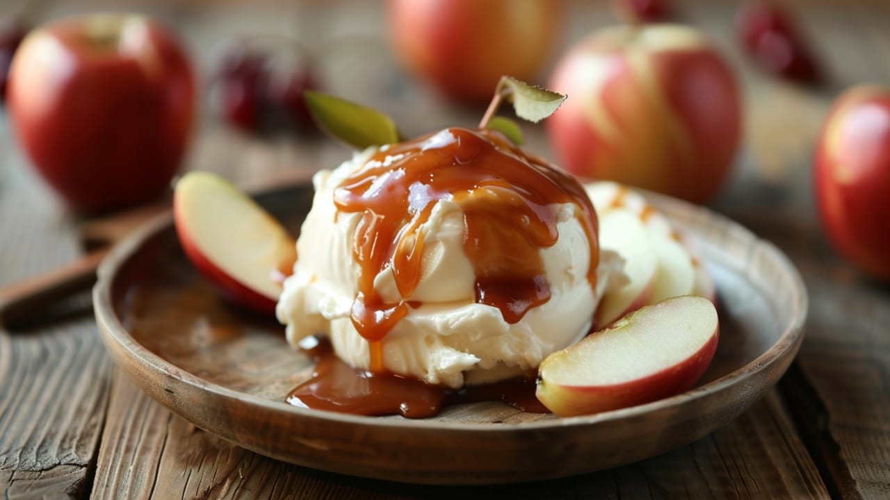 Cream Cheese Caramel Apple Spread for Dipping or Your Next Baked Treat - cream cheese caramel apple