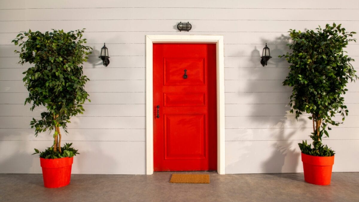 10 Ways to Unlock the Power of Feng Shui & Transform Your Home Into a Haven - red door ss1945493329