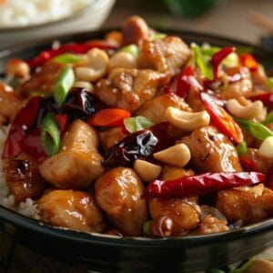 Kung Pao Chicken Simplified with a Slow Cooker Recipe - Kung pao chicken