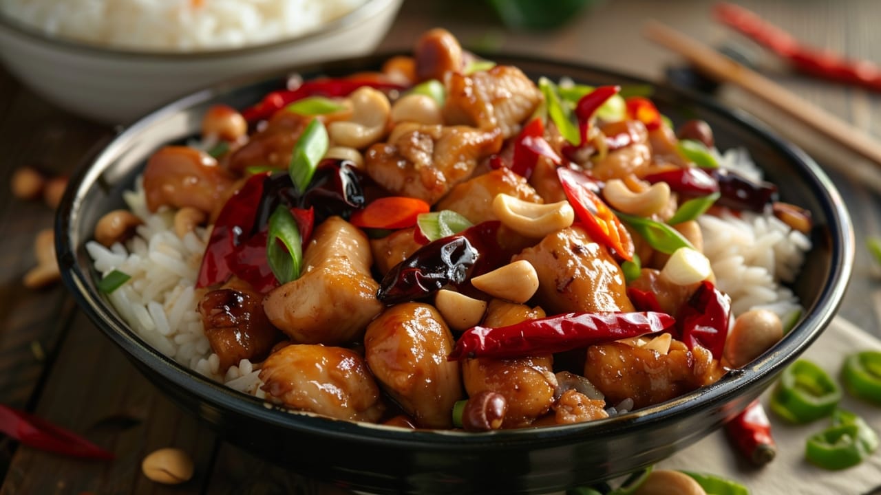 Kung Pao Chicken Simplified with a Slow Cooker Recipe - Kung pao chicken