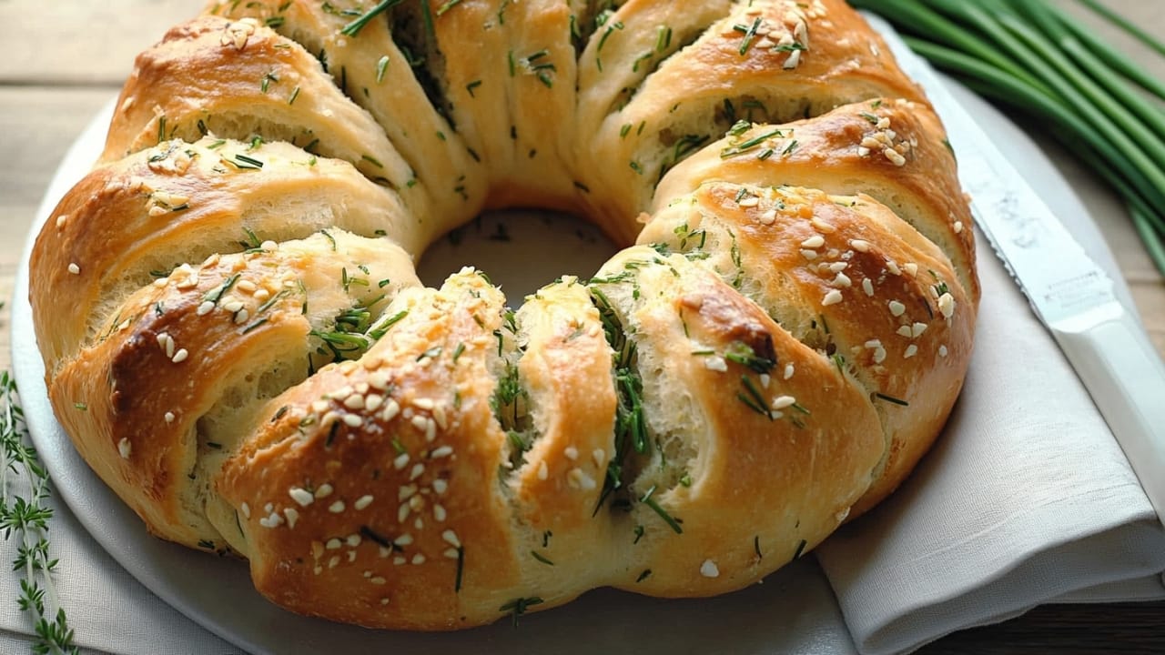 Savory Chive Bread Rings Is Your New Go-To Party Sensation Recipe