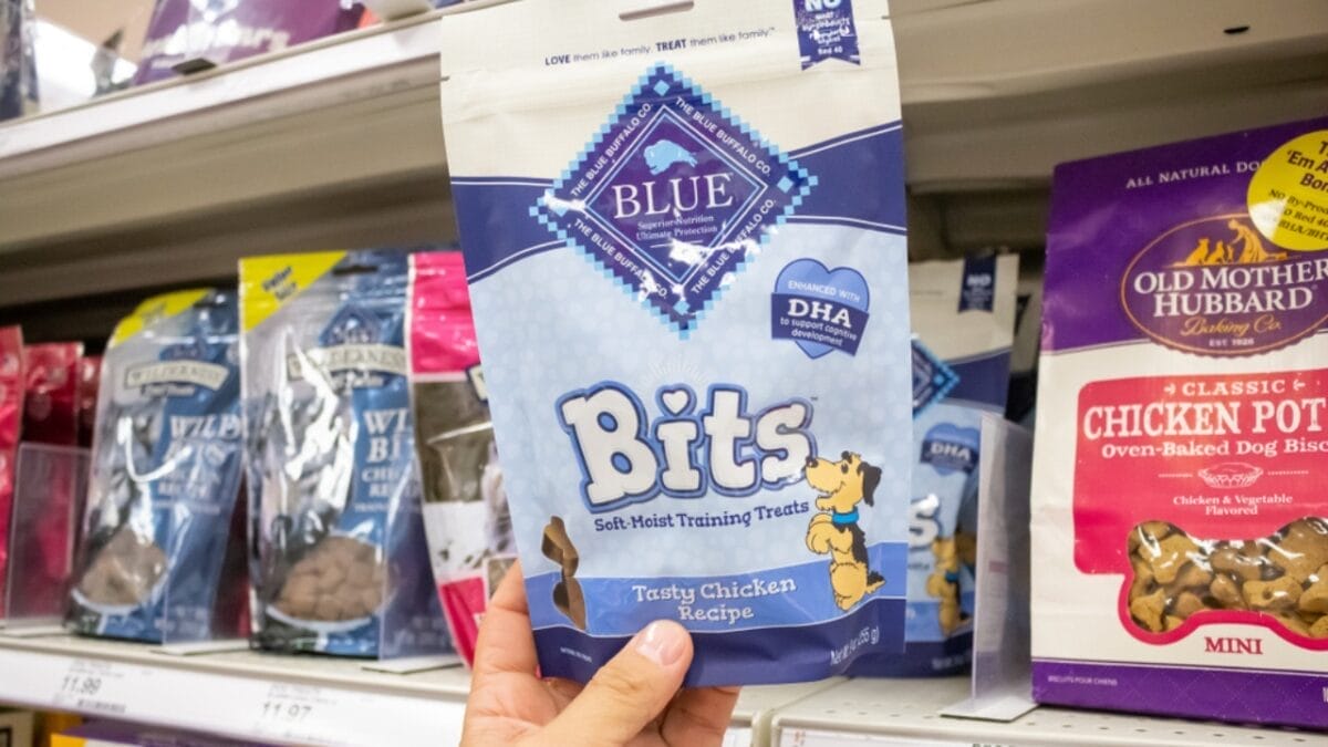 17 Dog Treat Brands with Ingredients to Steer Clear Of - blue buffalo bits treats ss1591396855