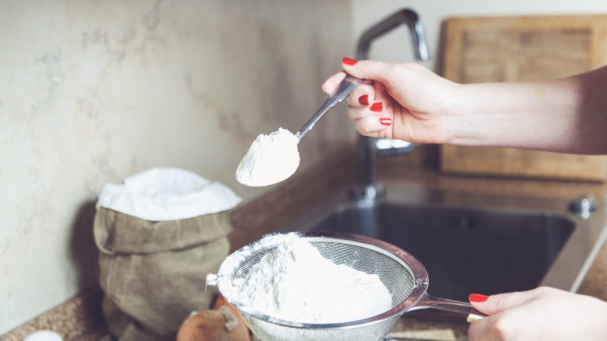 15 Things You Should Never Put Down Your Kitchen Drain - flour ss1053603482