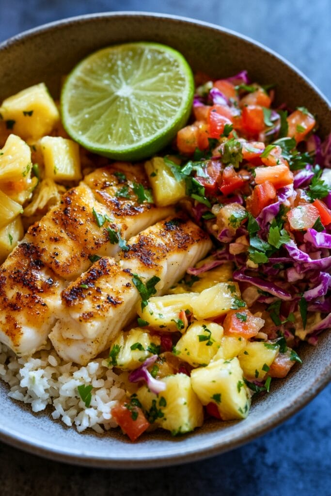 Forget Taco Tuesdays, These Low-Carb Fish Taco Bowls Will Make Every Day a Fiesta - low carb fish taco bowl recipe