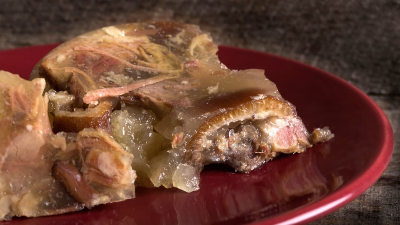 18 Once-Popular Cooking Ingredients You Don’t See Anymore - aspic on red plate ss2187901689
