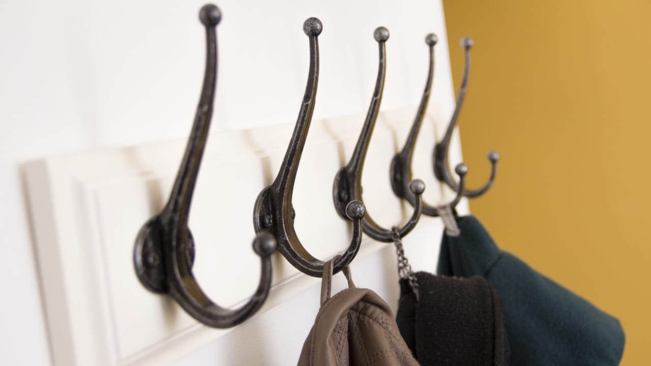 Declutter Your Home in a Flash with These 18 Everyday Items - Wall Mounted Coat Racks ss259728203