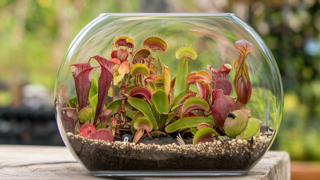 15 Creative Terrarium Ideas to Spark Your Love for Gardening - Carnivorous Plant Terrarium Open a 1