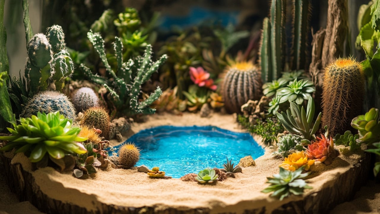 15 Creative Terrarium Ideas to Spark Your Love for Gardening - Desert Oasis Terrarium a 1