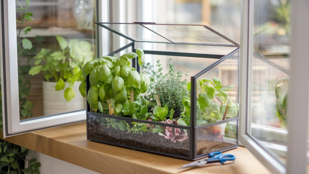15 Creative Terrarium Ideas to Spark Your Love for Gardening - Edible Herb Terrarium a 1