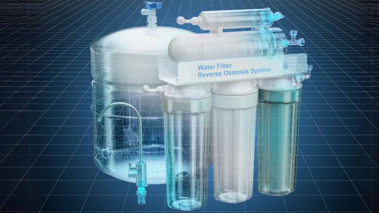 "Forever Chemicals" in Your Tap Water: The Truth & How to Protect Yourself - Visualization 3d model of Reverse Osmosis System dp292244310