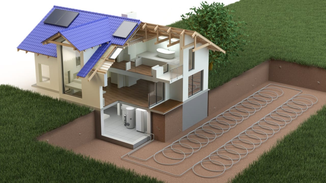 Harnessing the Earth: Geothermal Heat Pumps & The New Age of Home Energy - heat pump ss1233559804