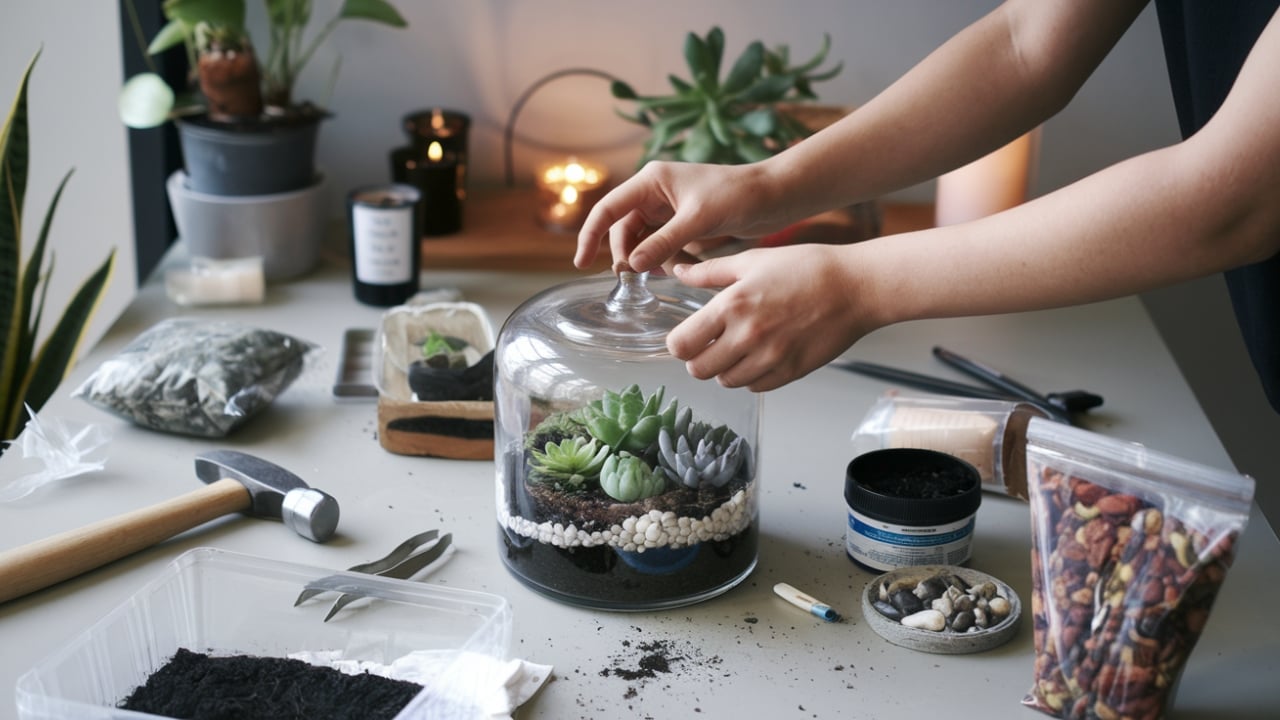 15 Creative Terrarium Ideas to Spark Your Love for Gardening - making a diy Terrarium a 1 2
