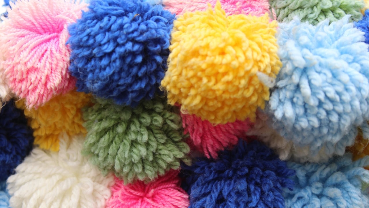 Don’t Toss That Yarn: 15 Creative Uses for Your Leftover Scraps - pom pom yarn ss1807662160