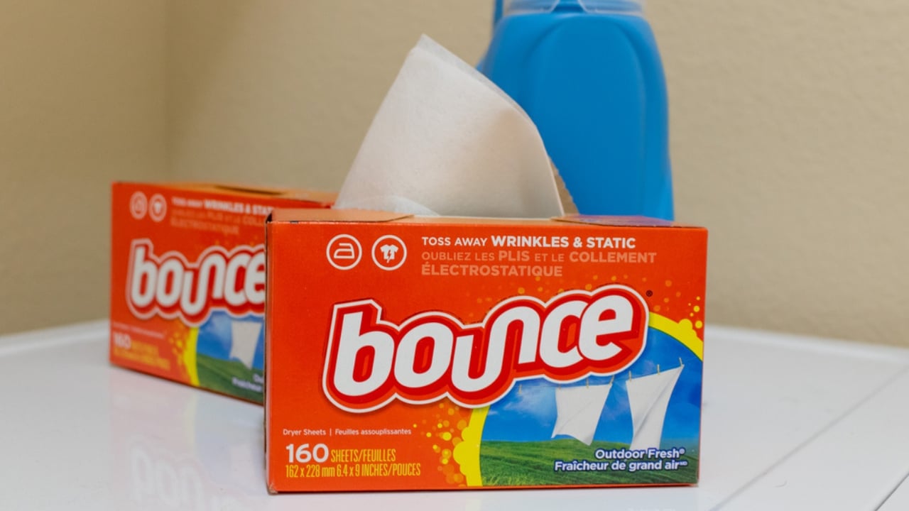 Say Goodbye to Bad Smells with These 15 Natural Hacks - Bounce dryer sheets dp393567584 dnoh