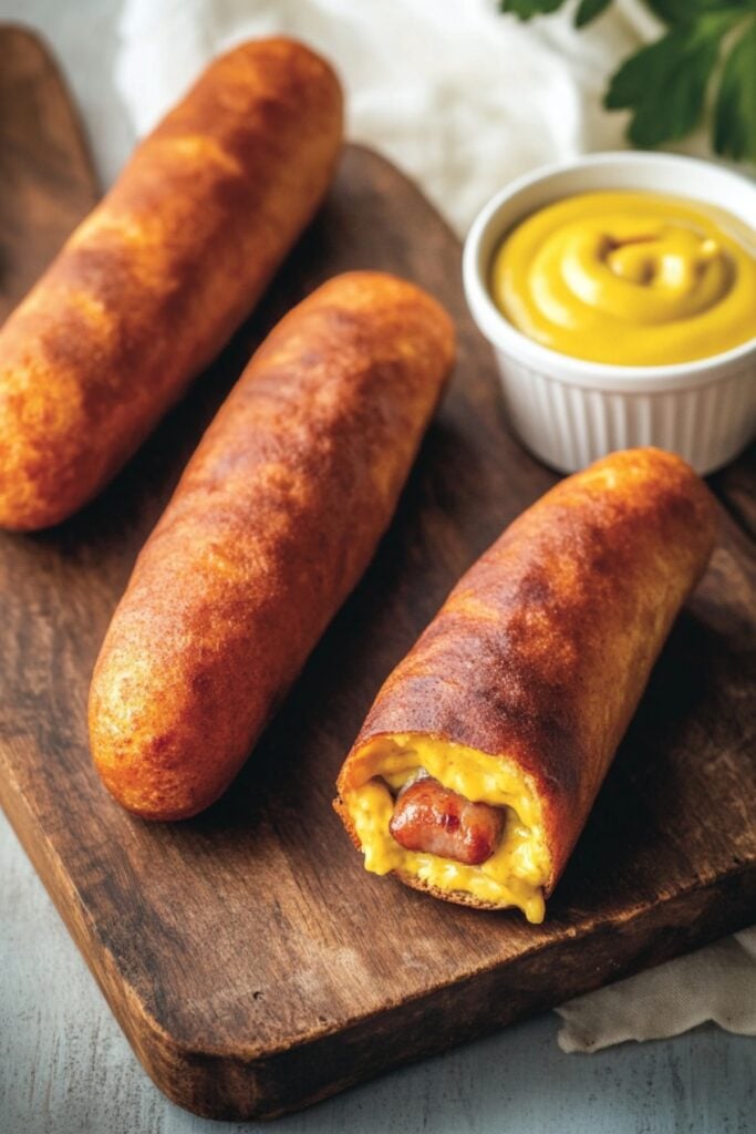 Delicious Low-Carb "Corn" Dogs for a Carnivore Diet Craving - Corn Dogs Pin