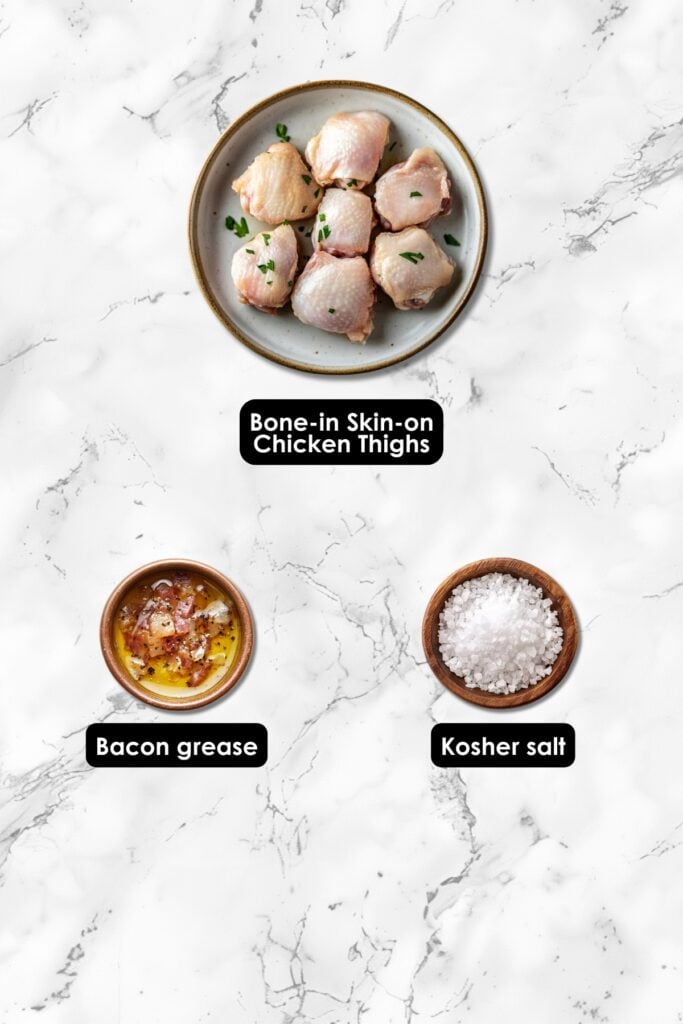Crispy Carnivore Chicken Thighs Recipe for Juicy Perfection - Crispy Chicken Thighs Ingredients