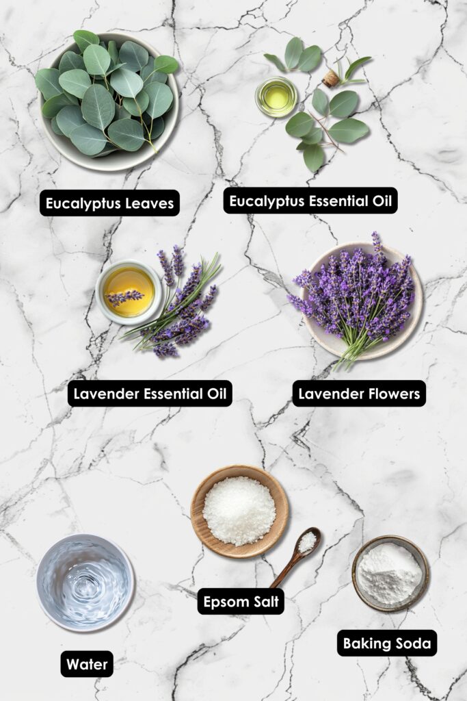 DIY Eucalyptus Steamers for a Spa-Like Shower at Home - Eucalyptus Shower Steamer Ingredients