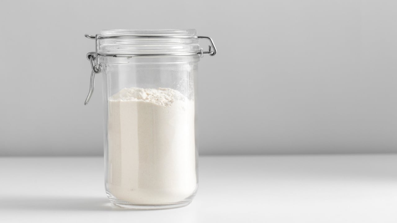 Flour Gone Bad? 5 Warning Signs to Watch For - Flour in container dp576240174 dnoh