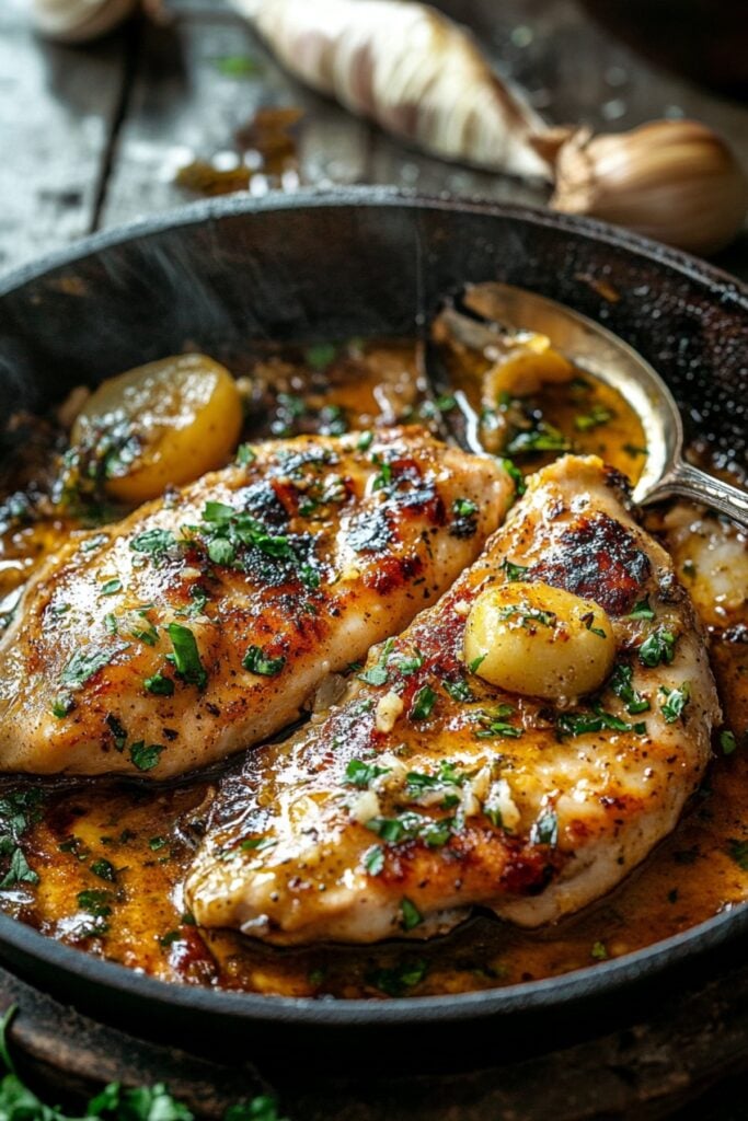 20-Minute Garlic Butter Chicken: Quick, Flavorful, & Healthy - Garlic Butter Chicken Pin