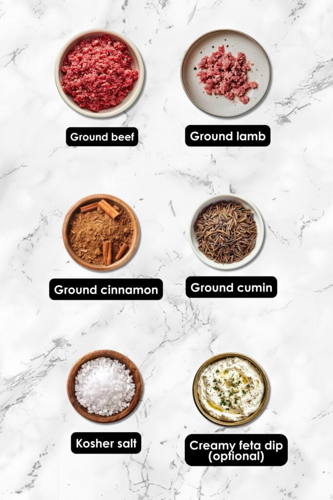 Juicy Kofta Meatballs Recipe for the Carnivore Diet - Kofta Meatballs Ingredients