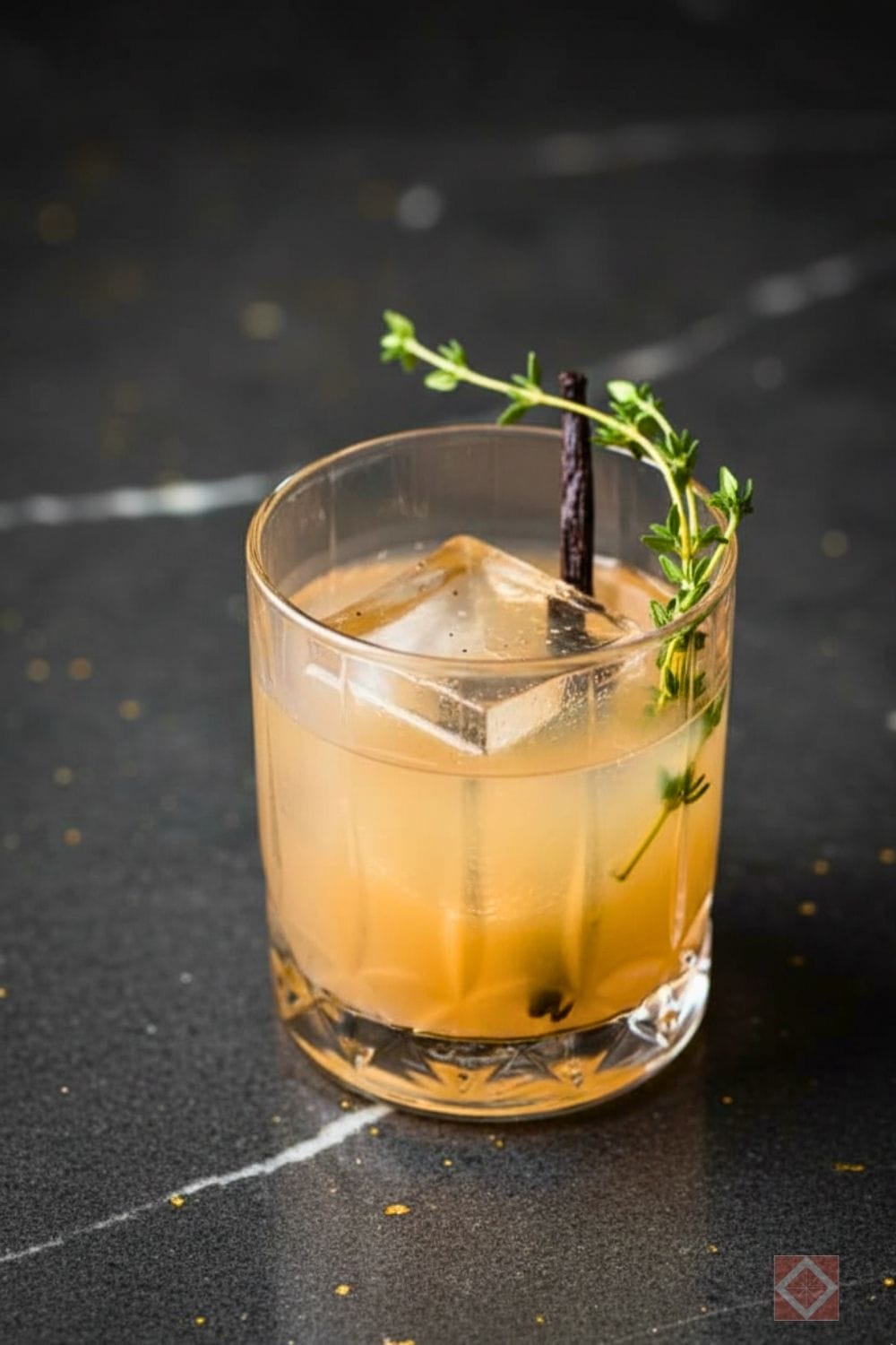 Celebrate Fall With a Sparkling Vanilla Pear Mocktail (Enhanced Edition) - Sparkling Vanilla Pear Mocktail
