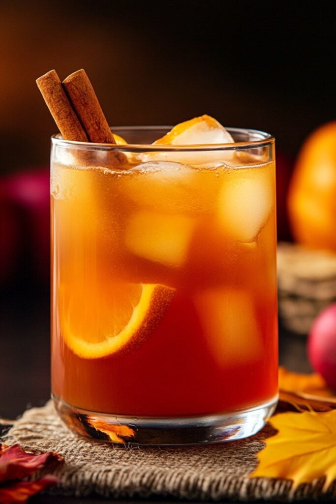 Festive Thanksgiving Punch for All Ages (Mocktail or Cocktail) - Thanksgiving Punch Pin