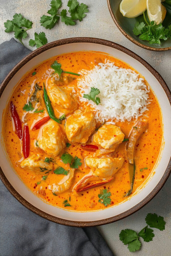 19 Best Bold & Flavor-Packed Fish & Seafood Dinner Ideas You’ll Crave - Red Coconut Curry Shrimp Pin 1