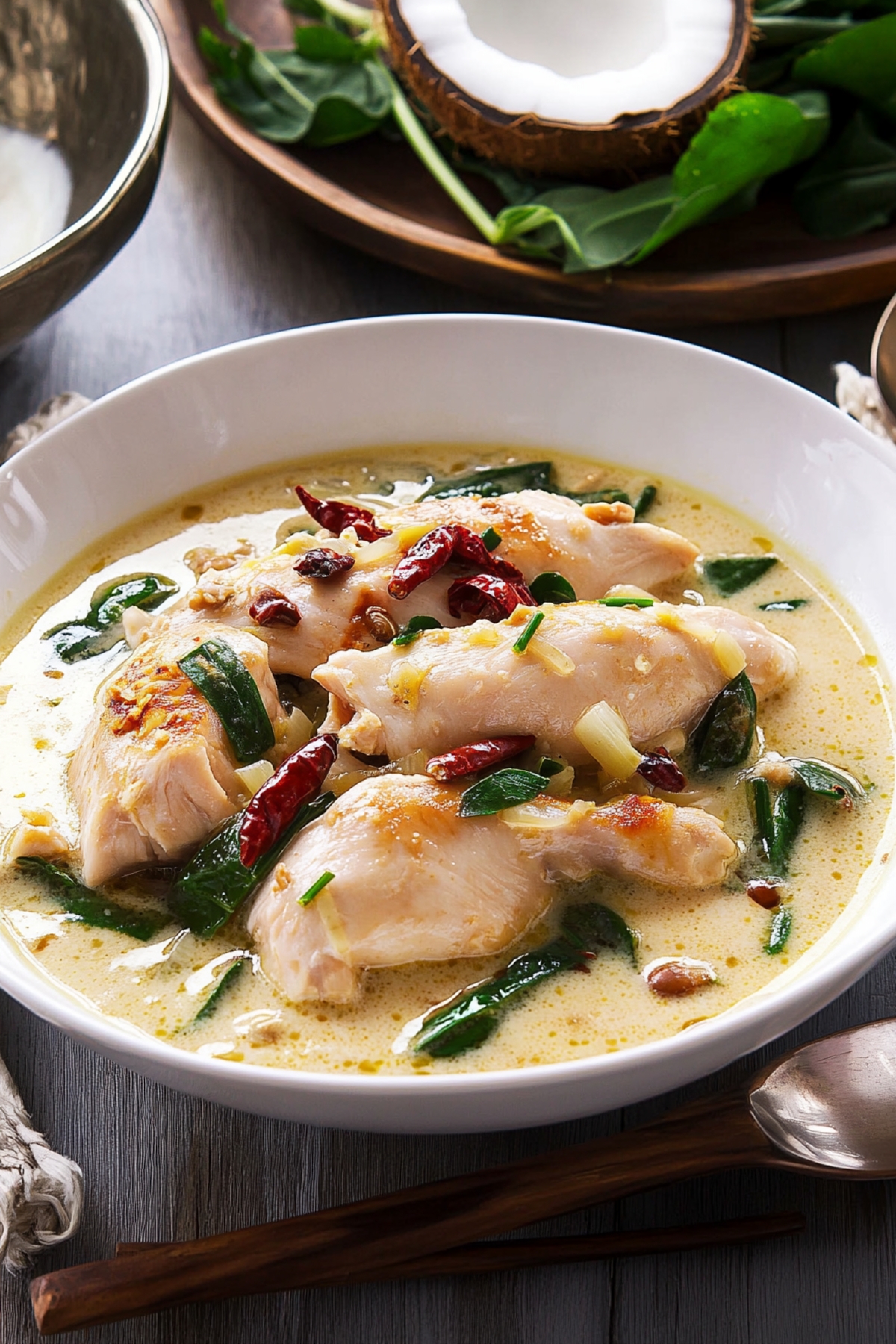 Quick & Easy Thai Chicken with Coconut Milk & Lemongrass