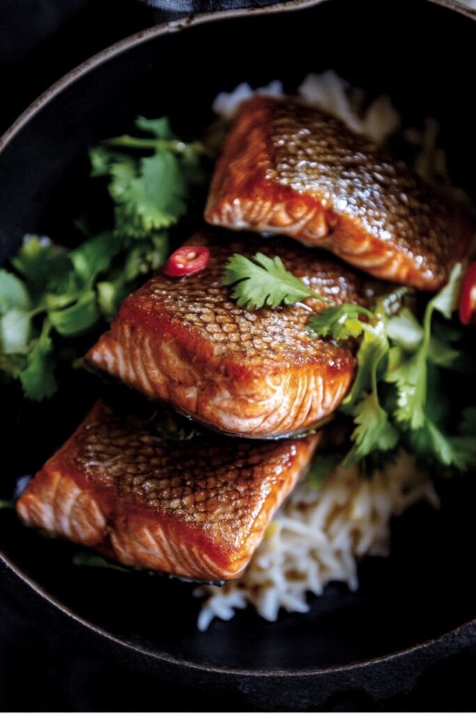 19 Best Bold & Flavor-Packed Fish & Seafood Dinner Ideas You’ll Crave - Vietnamese Caramel Salmon Pin 1