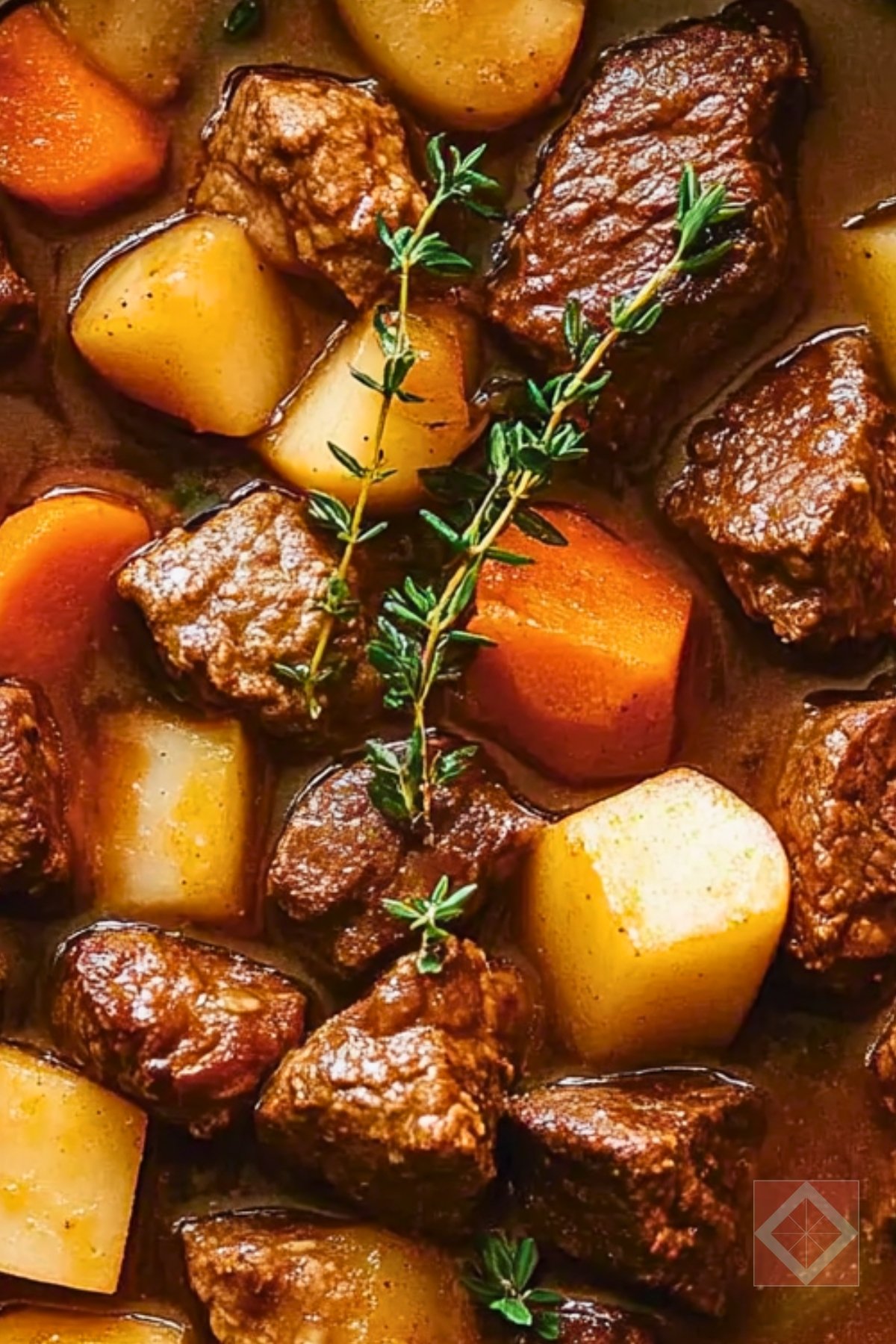 Tender & Flavorful Apple Cider Beef Stew Recipe - Apple Cider Beef Stew pin 2 midia