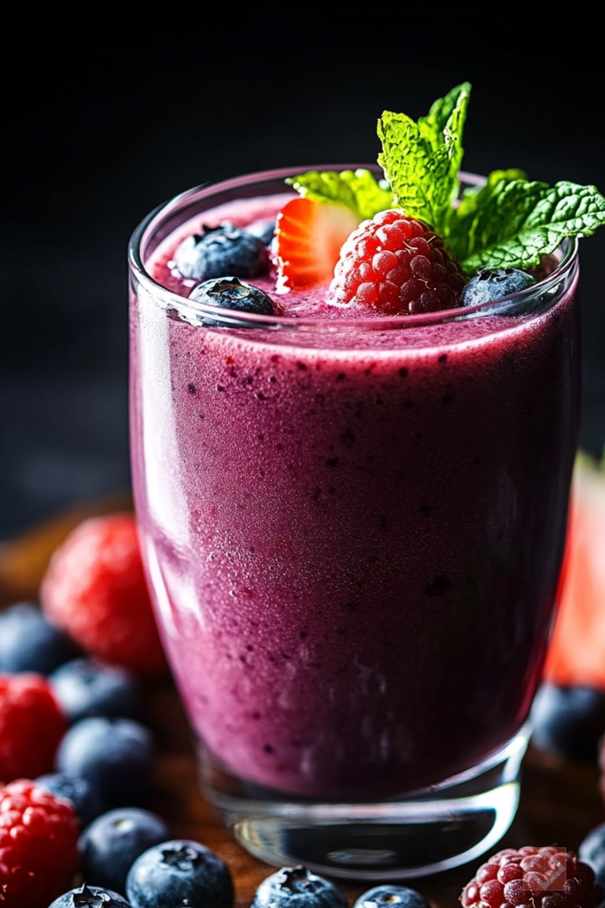 Best Berry Mint Blast Juicing Recipe to Kickstart Your Morning - Berry Mint Juice pin 1 midia
