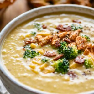 Seasoned Pretzel Broccoli Cheddar Soup for Cozy Nights - Broccoli Cheddar Soup midia