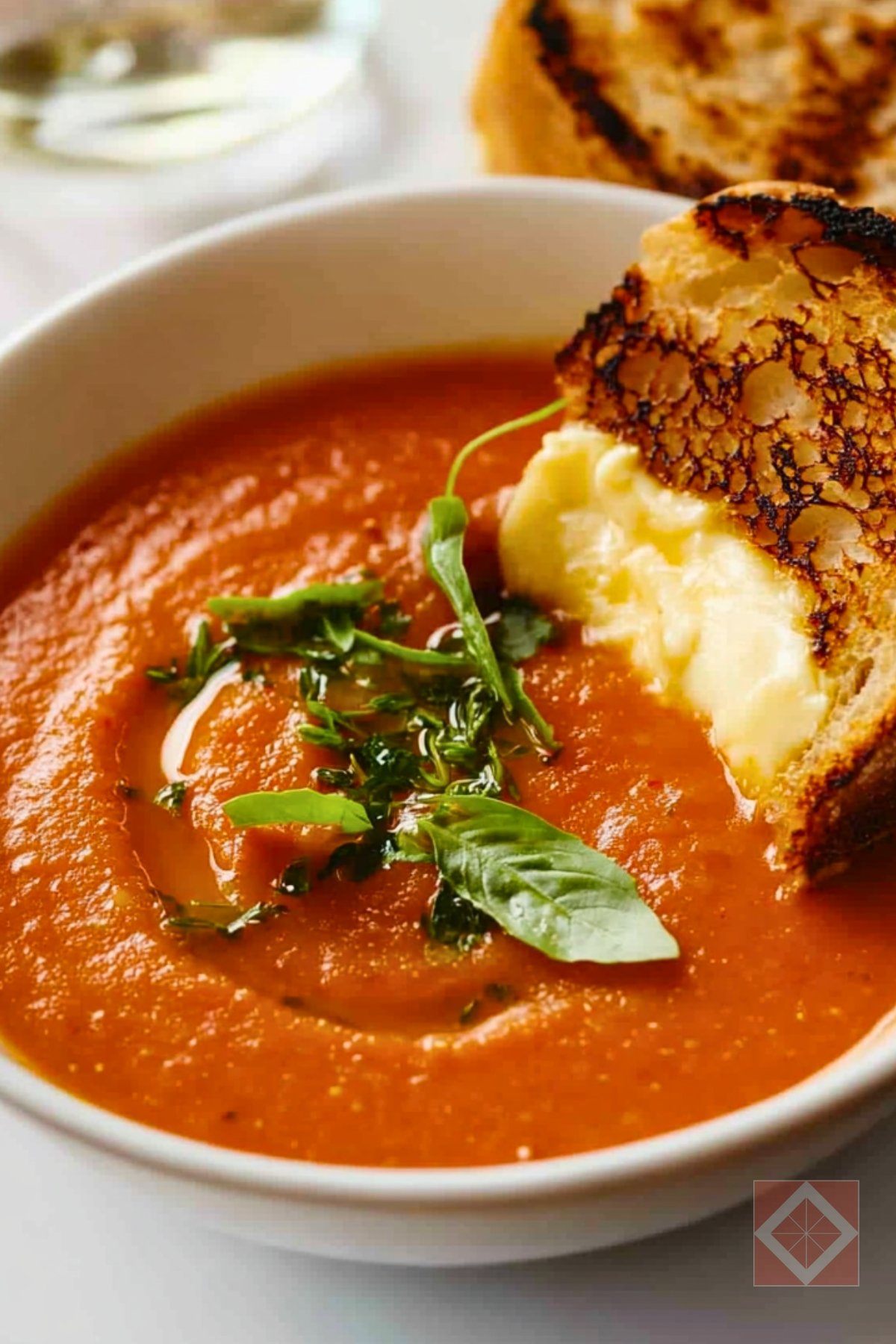 116 Easy Recipes for Effortless Cooking, from Brunch to Dinner to Dessert - Butter Roasted Tomato Soup with Honeyd Brie Grilled Cheese pin 1 midia