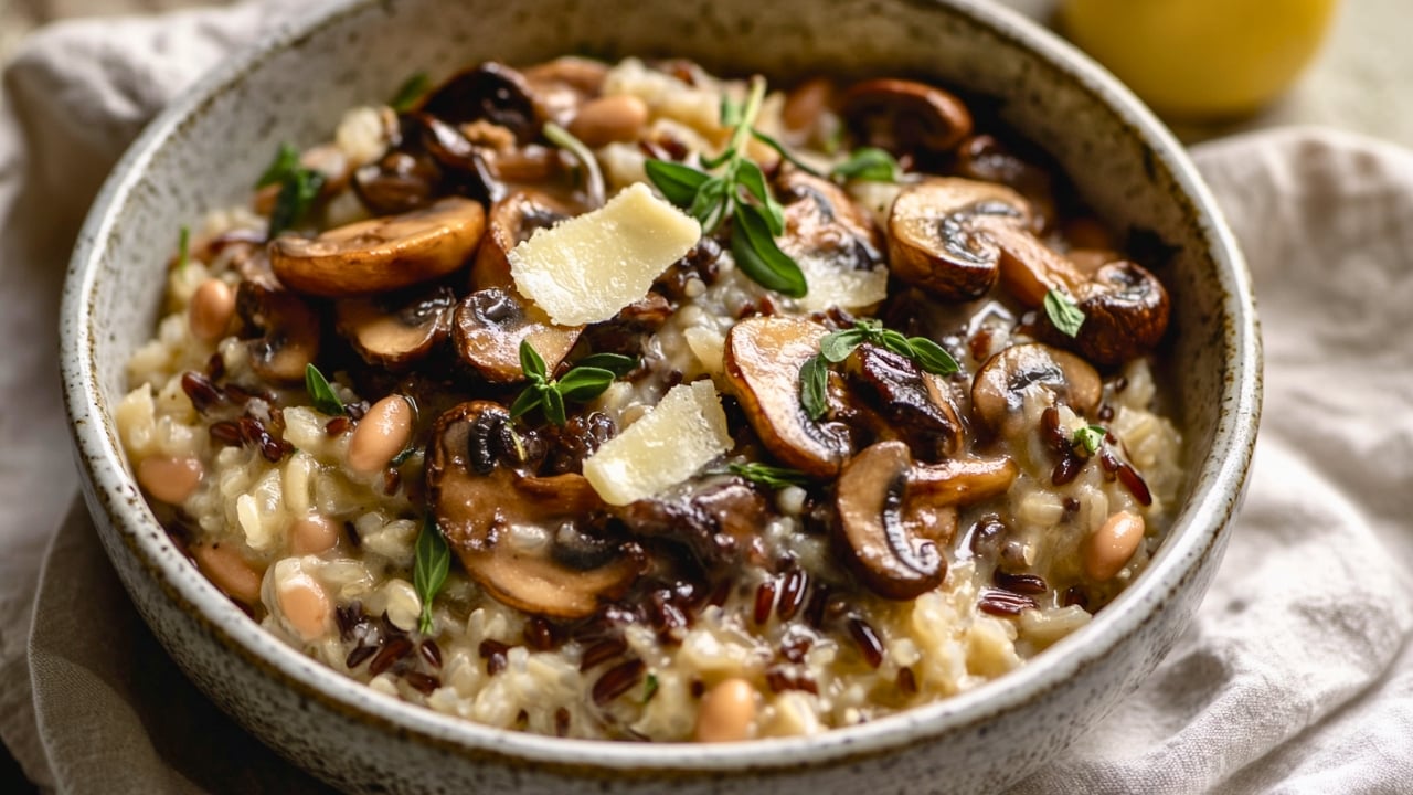 The Easiest Way to Make Herby Buttered Mushrooms & Rice - Buttered Mushroom and Rice midia