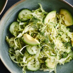 Got 10 Minutes? This Cabbage Avocado Salad Will Save Dinner - Cabbage Avocado Salad midia